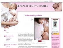 Tablet Screenshot of breastfeeding-babies.com